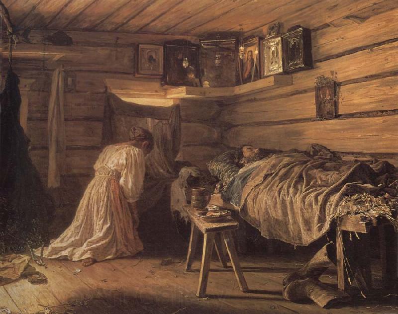 Vassily Maximov The Sick Husband Germany oil painting art